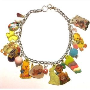 Easter Candy Basket Charm Bracelet